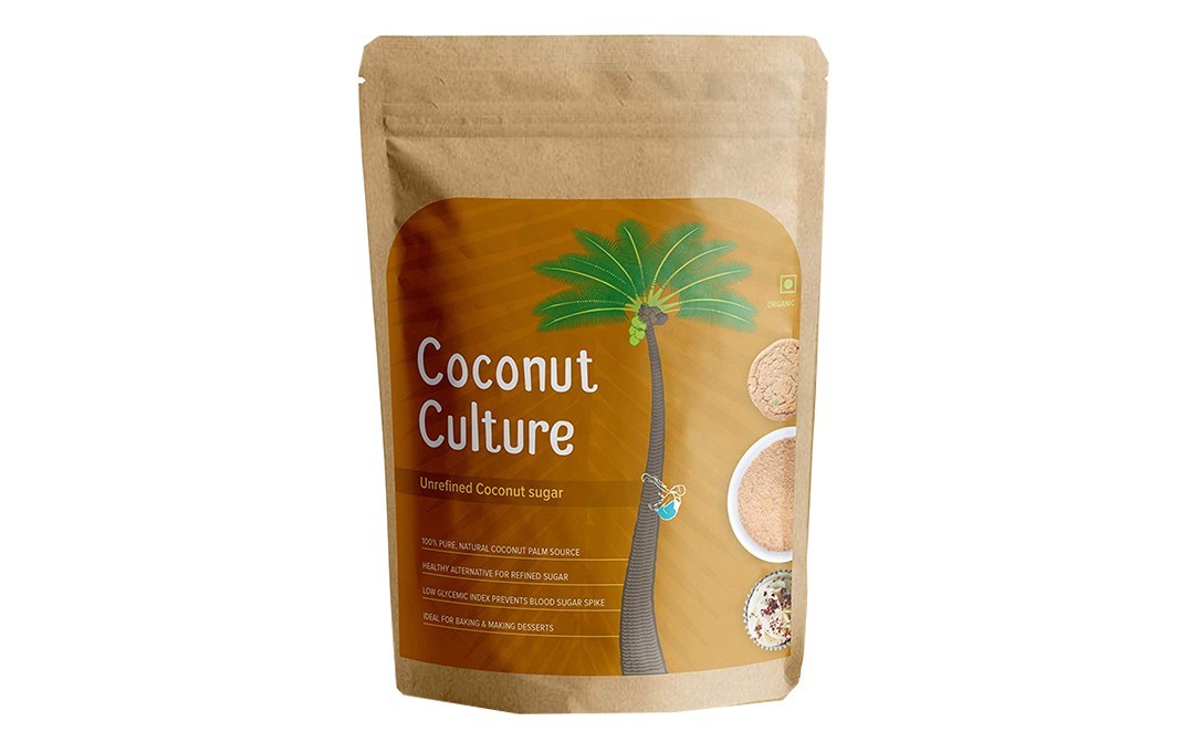 Wellbeing Organic Coconut Culture -Unrefined Coconut Sugar   Pack  400 grams